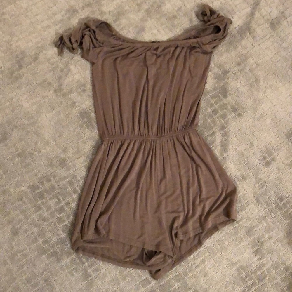 Army green romper